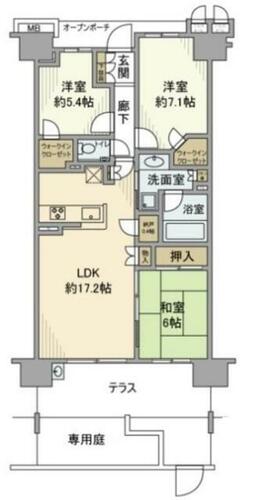 同じ建物の物件間取り写真 - ID:212042781462