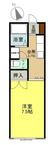 同じ建物の物件間取り写真 - ID:207001204131