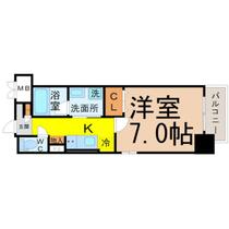 愛知県名古屋市中村区太閤通５丁目（賃貸マンション1K・7階・27.36㎡） その2