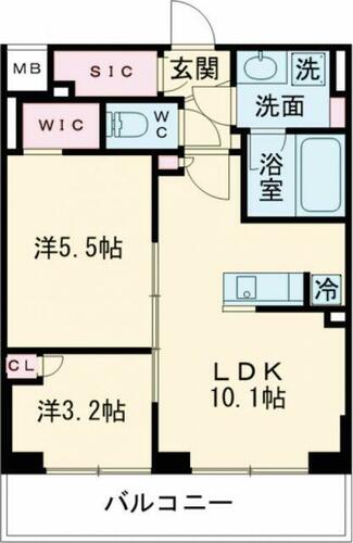 同じ建物の物件間取り写真 - ID:213103766184