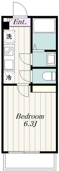 神奈川県座間市相模が丘２丁目(賃貸アパート1K・1階・20.09㎡)の写真 その2