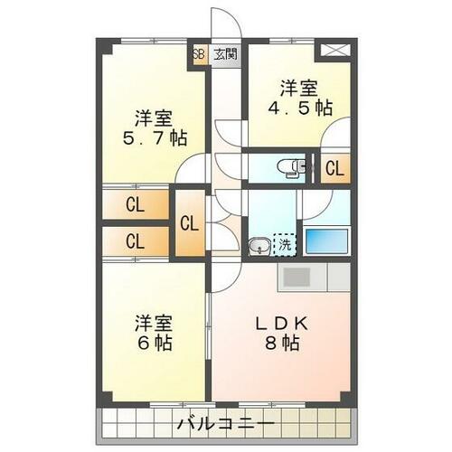 同じ建物の物件間取り写真 - ID:224004831964