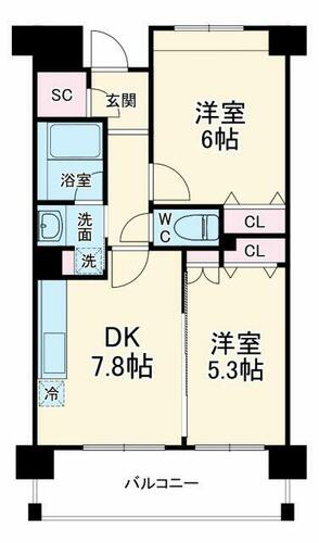 同じ建物の物件間取り写真 - ID:214055792671