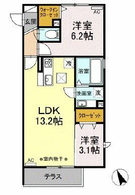 同じ建物の物件間取り写真 - ID:222016648209