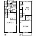 岩倉市中本町中北裏 2階建 築8年のイメージ