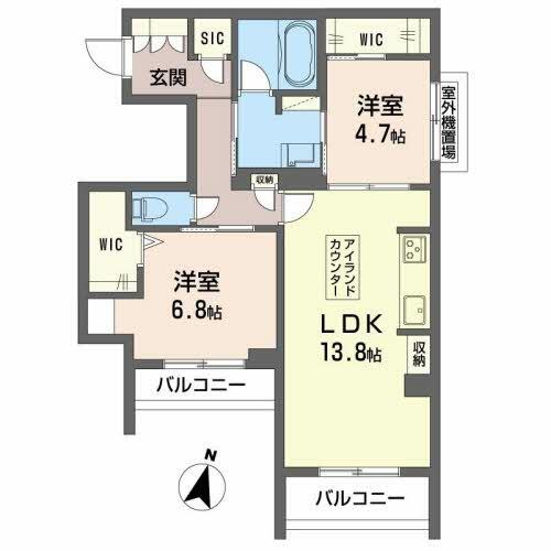 同じ建物の物件間取り写真 - ID:243006801597