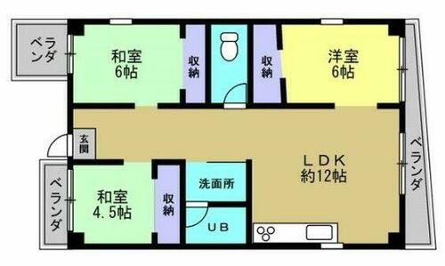 同じ建物の物件間取り写真 - ID:213103483207