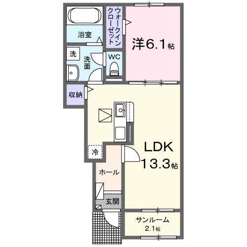 同じ建物の物件間取り写真 - ID:208009192566