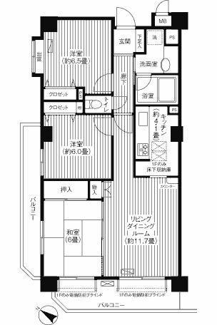 同じ建物の物件間取り写真 - ID:213103395324