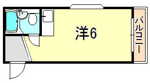 兵庫県明石市西明石南町１丁目(賃貸マンション1R・1階・17.82㎡)の写真 その2