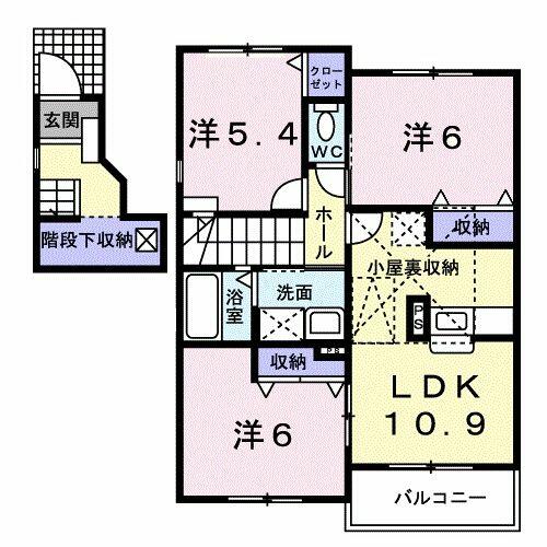 同じ建物の物件間取り写真 - ID:223032109980