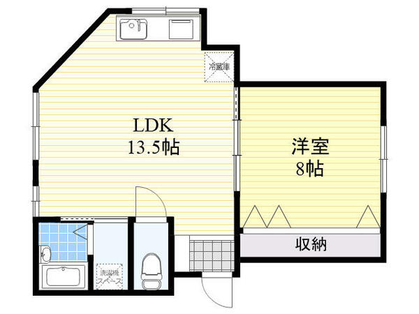 シグマフラット｜大阪府大阪市此花区酉島３丁目(賃貸アパート1LDK・2階・44.90㎡)の写真 その2