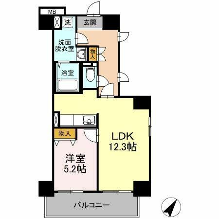 同じ建物の物件間取り写真 - ID:213103387284