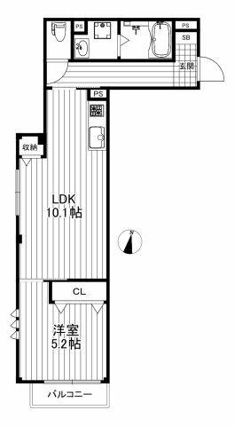 アルビオン三軒茶屋 205｜東京都世田谷区太子堂５丁目(賃貸マンション1LDK・2階・38.51㎡)の写真 その1