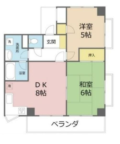 プレステージ浦和｜埼玉県さいたま市浦和区上木崎３丁目(賃貸マンション2DK・3階・44.28㎡)の写真 その2