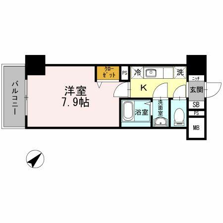 同じ建物の物件間取り写真 - ID:213103713755