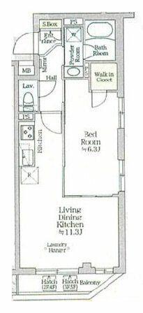 アイルプレミアム西新宿 405｜東京都新宿区西新宿８丁目(賃貸マンション1LDK・4階・40.90㎡)の写真 その2