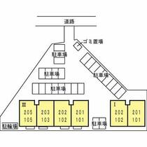 セジュールシャンスⅢ 205 ｜ 福岡県久留米市荒木町白口（賃貸アパート2LDK・2階・57.93㎡） その16