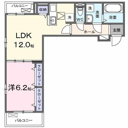 同じ建物の物件間取り写真 - ID:214055796890