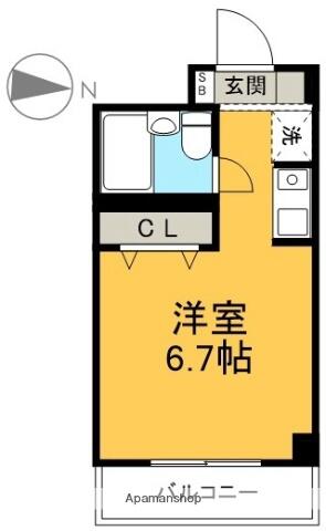 メゾン・アイエム 203｜静岡県富士市本市場(賃貸マンション1R・2階・21.00㎡)の写真 その2