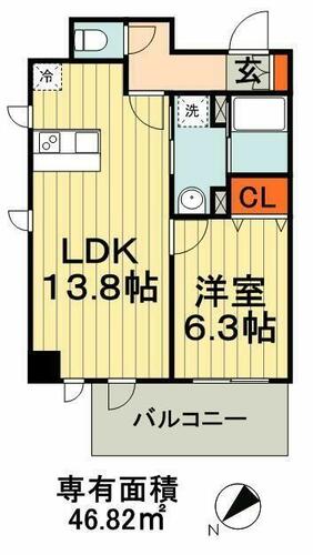 同じ建物の物件間取り写真 - ID:212042865122