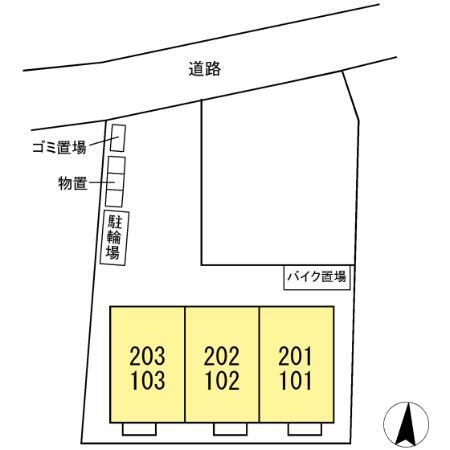 Ｄ－ｒｏｏｍリバーサイド 101｜宮城県仙台市宮城野区平成２丁目(賃貸アパート2K・1階・29.84㎡)の写真 その7