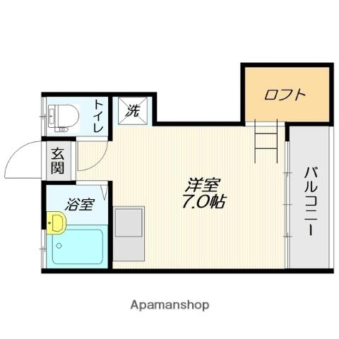 同じ建物の物件間取り写真 - ID:206001958500