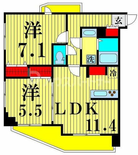 同じ建物の物件間取り写真 - ID:213103444751