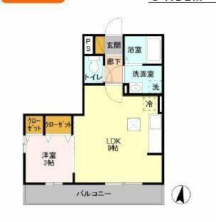 同じ建物の物件間取り写真 - ID:214055810830