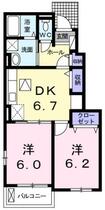 ルシール　鴨島Ａ 105 ｜ 徳島県吉野川市鴨島町牛島（賃貸アパート2DK・1階・45.82㎡） その2