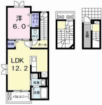 クラール蔵本 306 ｜ 徳島県徳島市蔵本元町２丁目（賃貸アパート1LDK・3階・53.00㎡） その2