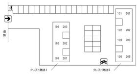 クレスト諏訪　Ｉ 102 ｜ 徳島県吉野川市山川町諏訪（賃貸アパート2LDK・1階・53.70㎡） その3