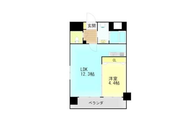 アヴァンセ片野グランデ 1101｜福岡県北九州市小倉北区東篠崎１丁目(賃貸マンション1LDK・11階・40.00㎡)の写真 その2