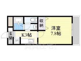 コンフォール深田  ｜ 大阪府門真市深田町（賃貸マンション1K・4階・24.75㎡） その2