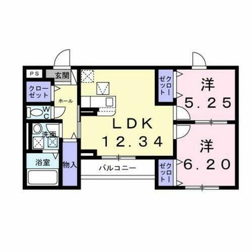 同じ建物の物件間取り写真 - ID:214055774681