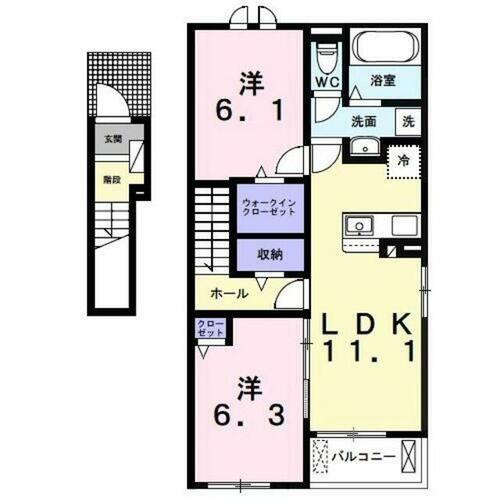 同じ建物の物件間取り写真 - ID:212042849124