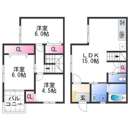 同じ建物の物件間取り写真 - ID:230029441410