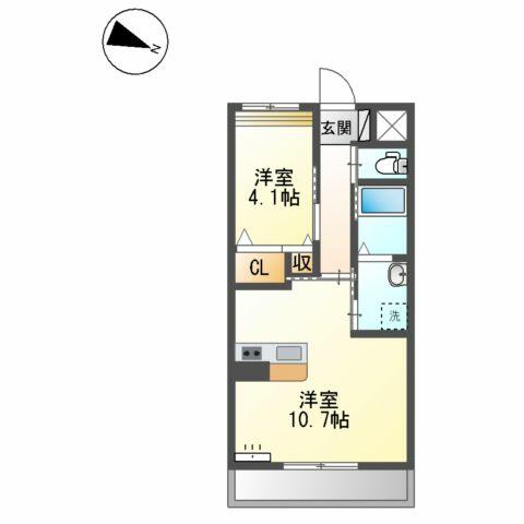 同じ建物の物件間取り写真 - ID:244003972908