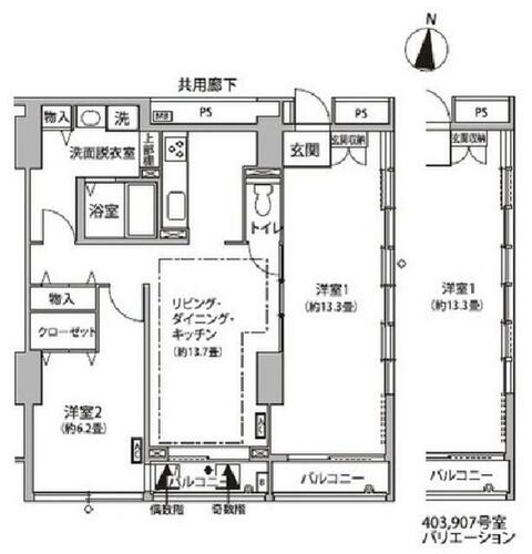 同じ建物の物件間取り写真 - ID:213106073785