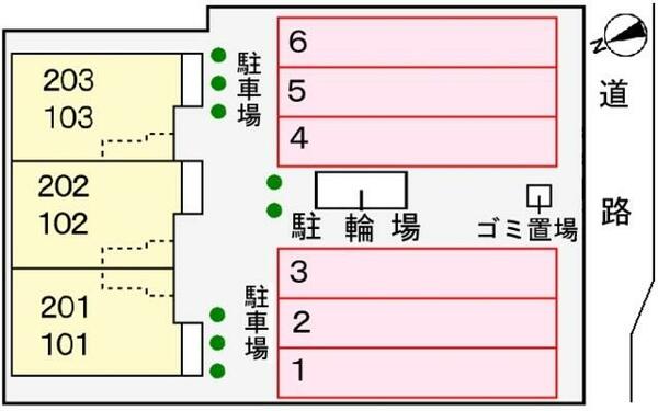 グランソレイユ今里｜奈良県大和高田市今里町(賃貸アパート1LDK・1階・46.41㎡)の写真 その3