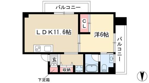 同じ建物の物件間取り写真 - ID:223032094793