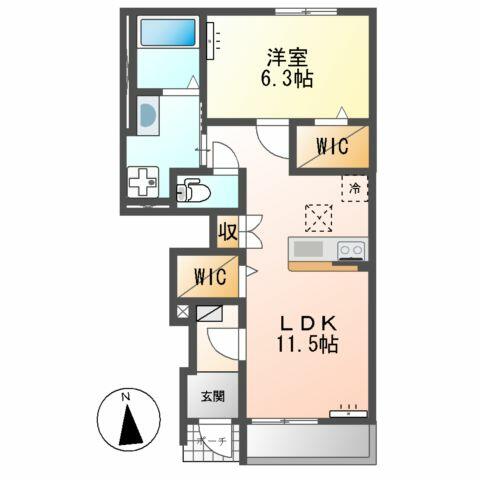 同じ建物の物件間取り写真 - ID:204004224352