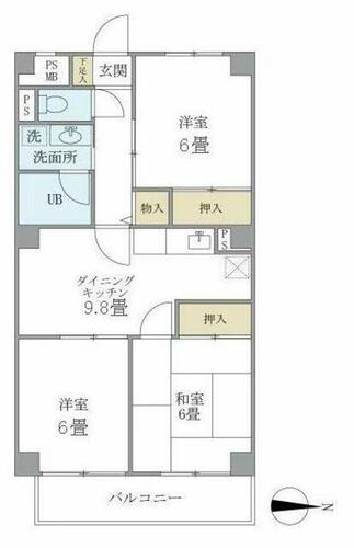 同じ建物の物件間取り写真 - ID:214055835403