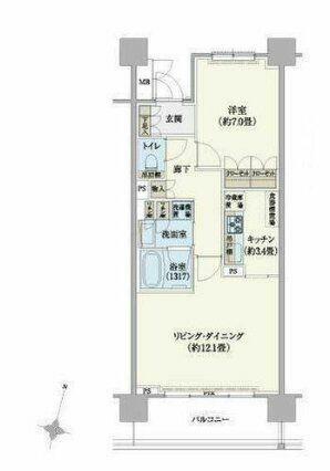 同じ建物の物件間取り写真 - ID:213103515174