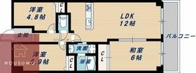 ユニハイム十三野中 306 ｜ 大阪府大阪市淀川区野中南２丁目（賃貸マンション3LDK・3階・64.96㎡） その2