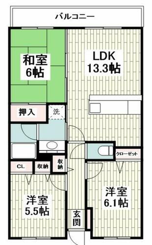 同じ建物の物件間取り写真 - ID:214055856425