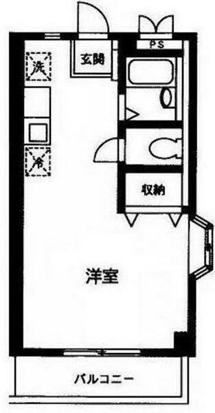 エクセレント久地 206｜神奈川県川崎市多摩区堰３丁目(賃貸マンション1K・2階・23.60㎡)の写真 その2