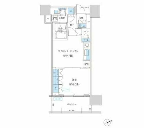 同じ建物の物件間取り写真 - ID:212042909625