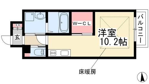 同じ建物の物件間取り写真 - ID:223031668242