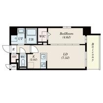 Ｓ－ＲＥＳＩＤＥＮＣＥ名島 408 ｜ 福岡県福岡市東区名島２丁目（賃貸マンション1LDK・4階・34.47㎡） その2